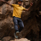 climb more worry less yellow